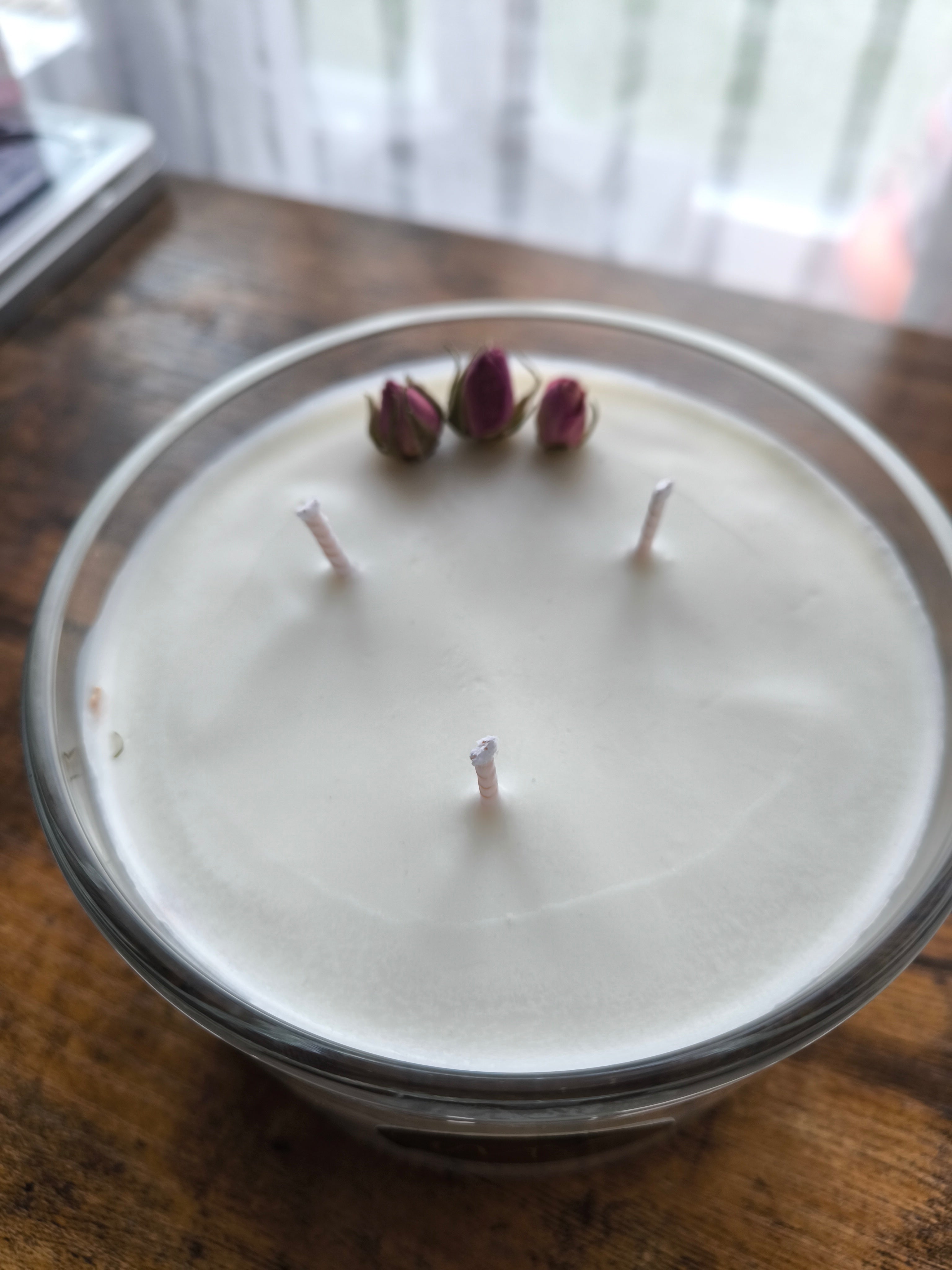 Rose botanical, M candle, 55 cl, ritual, relaxing atmosphere, home decor,organic canddle